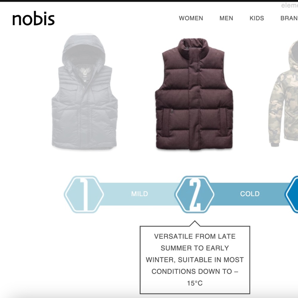 Nobis Vale Men's Quilted Vest - Picture 3 of 6